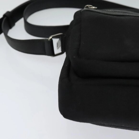 SAINT LAURENT Shoulder Bag Canvas Black Auth - Picture 12 of 15